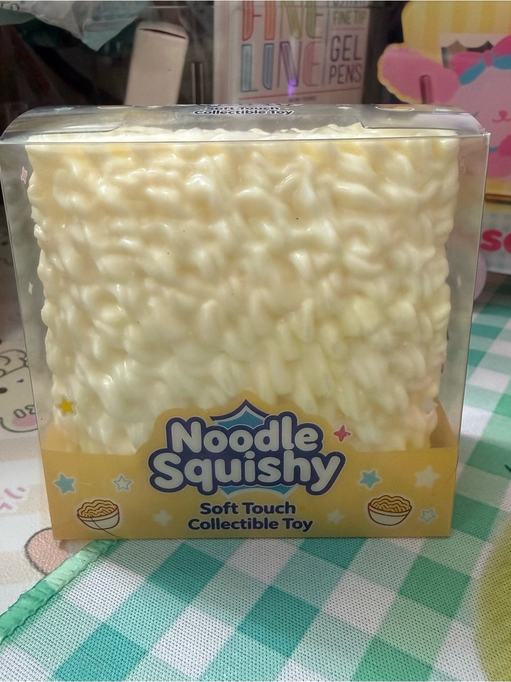 NEW CRUNCHY RAMEN NOODLE SQUISHY FIDGET TOY SATISFYING ASMR SOUND